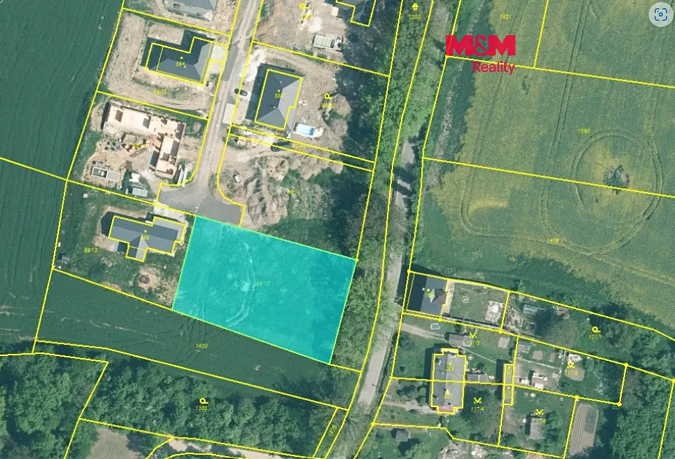 Prodej stavebního pozemku 2169 m²